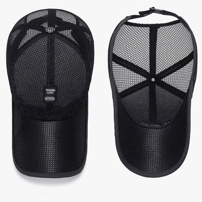 Summer Snapback Quick Dry Mesh Baseball Cap Outdoor Sun Golf Breathable Hat NEW