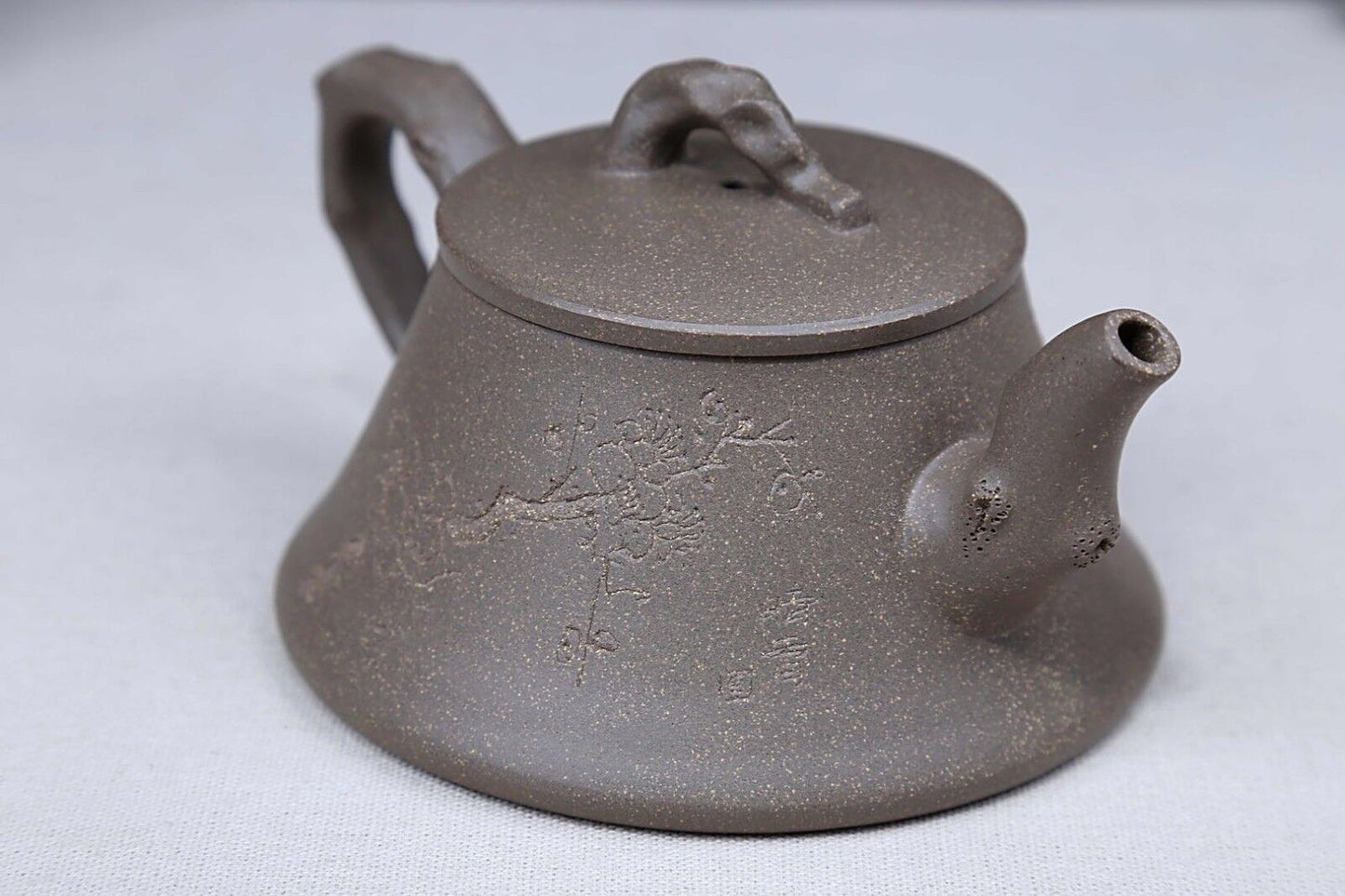 230cc China Yixing handmade purple sand green water clay teapot Shipiao Hu teapot-