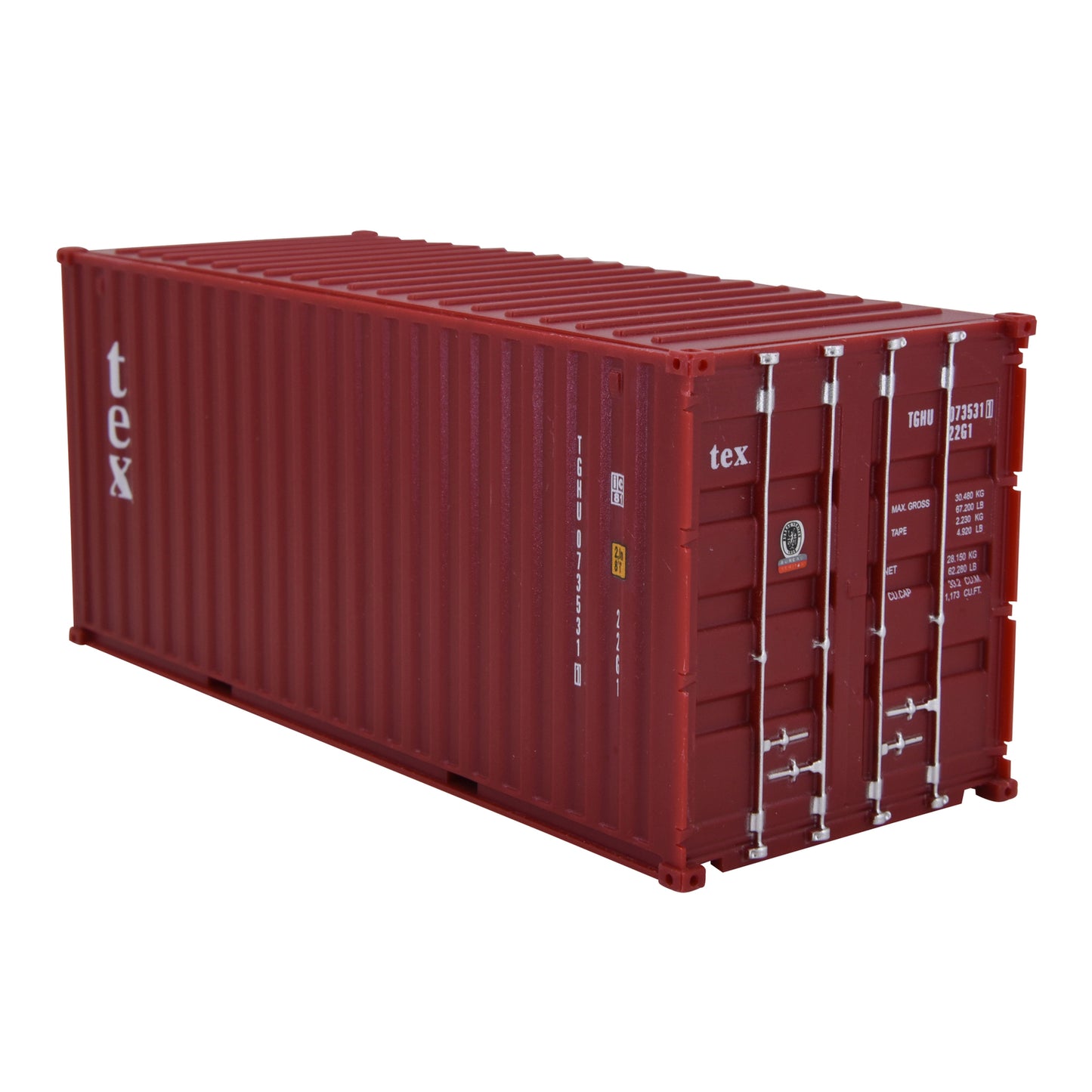 1:35 TEX 20GP Shipping Container Model Plastic Office Home Decorate Toy