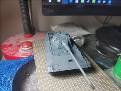 3D Printed 1/72 Germany E50 Plan Tank Model Finished Product