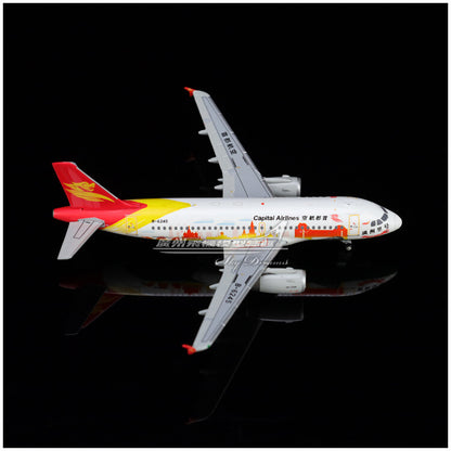 1:400 JC Wings Capital Airlines AIRBUS A319 Passenger Airplane Diecast Model