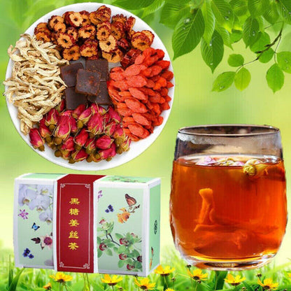 12g*10 Bags Ecology Brown Sugar Ginger Tea Women Health Care Hongtangjiangsicha