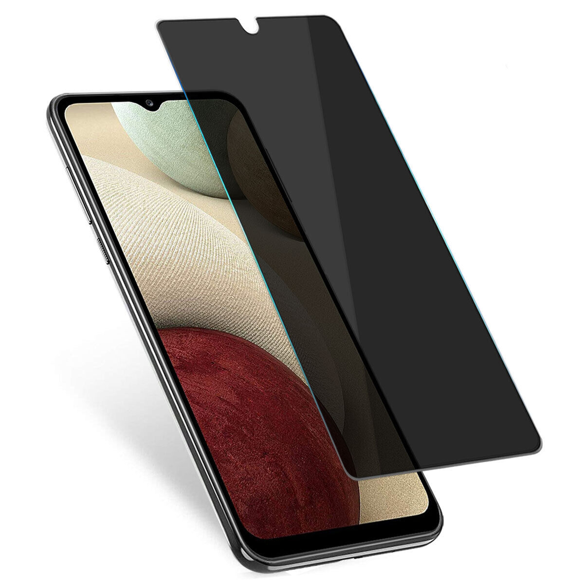 For Samsung Galaxy A12 4G 5G Privacy Tempered Glass Anti-Spy Screen Protector - Thumbnail 2