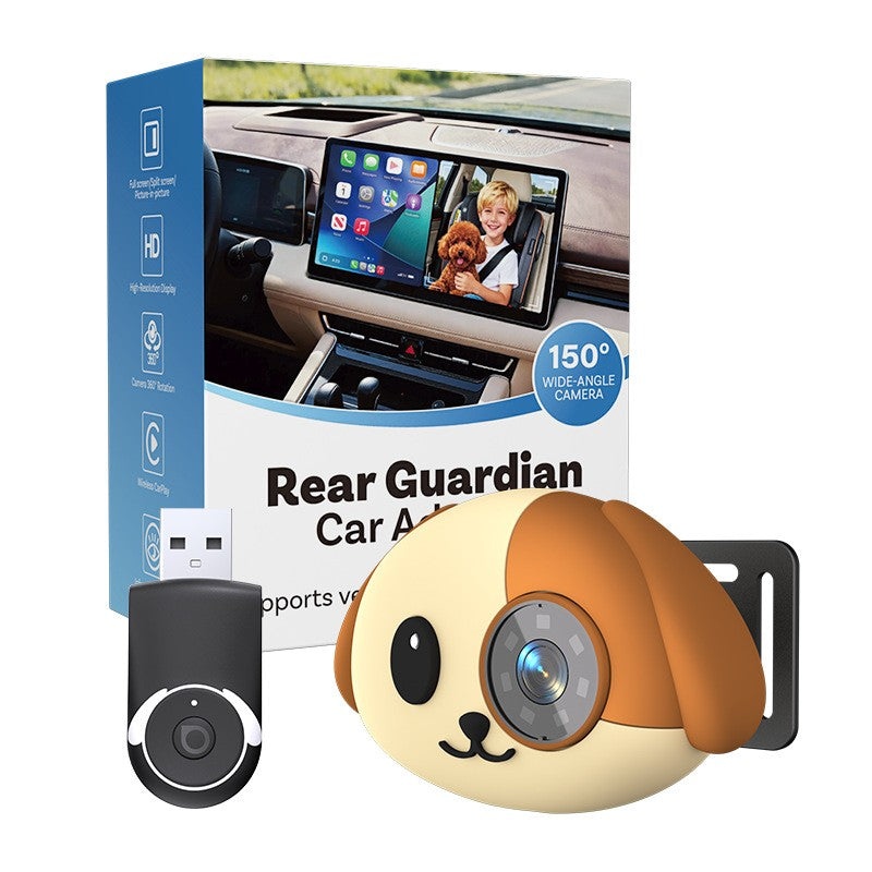 Portable Wireless Cabin Care Carplay Adapter Car Camera Back Seat Baby Monitor