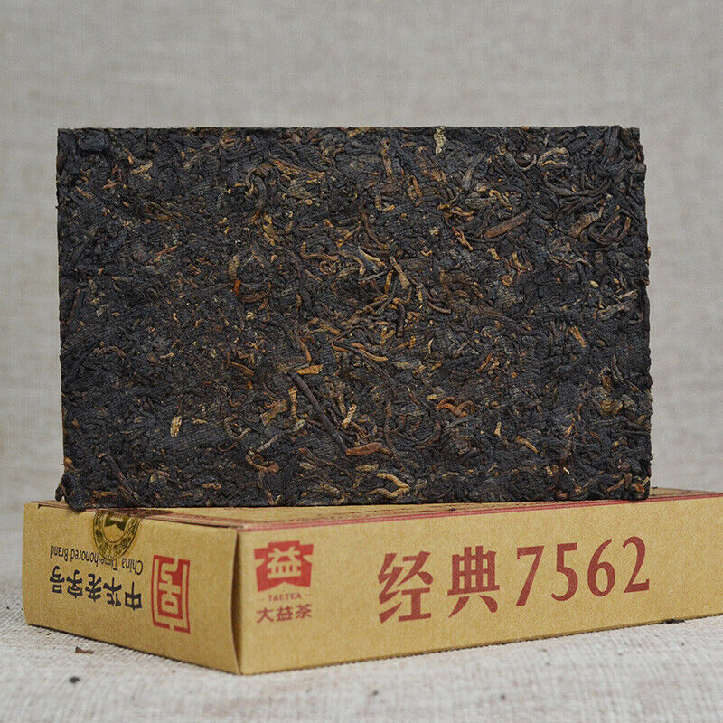 2016 TAETEA 7562 Menghai Dayi Pu-erh Tea Brick 250g Ripe Puer Pu'er 1601 Batch