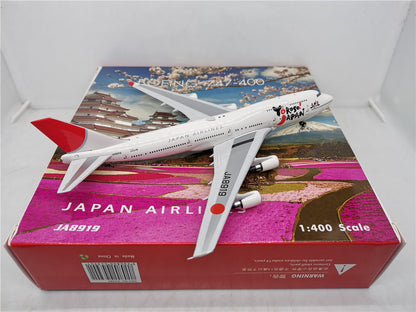 1:400 Phoenix JAPAN AIRLINES B747-400 Airplane Diecast Aircraft Plane Model