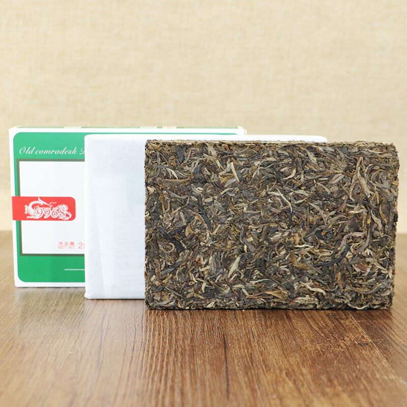 250g 2018 Haiwan 9968 Old Comradesk Pu-erh Tea Puer Brick Raw Shen Lao Tong Zhi