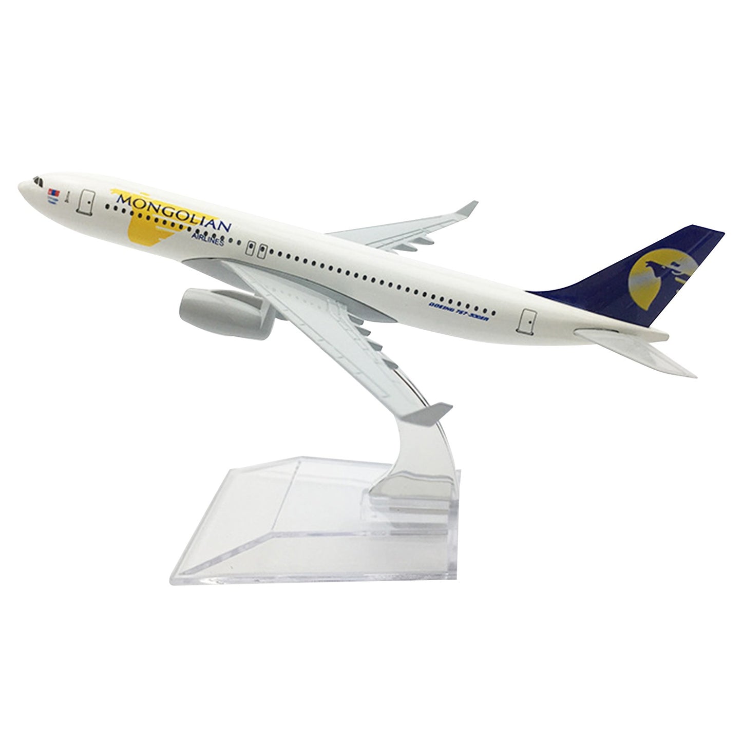 1:400 16cm B767 Mongolian Airlines Airplane Model Alloy Diecast Plane Model