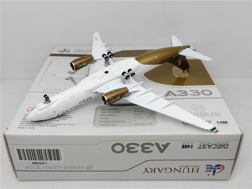 1:400 JC Wings HUNGARY A330-200F Passenger Airplane Diecast Aircraft Model