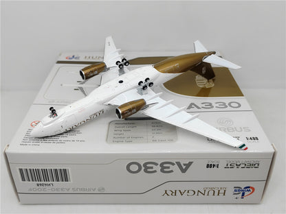 1:400 JC Wings HUNGARY A330-200F Passenger Airplane Diecast Aircraft Model