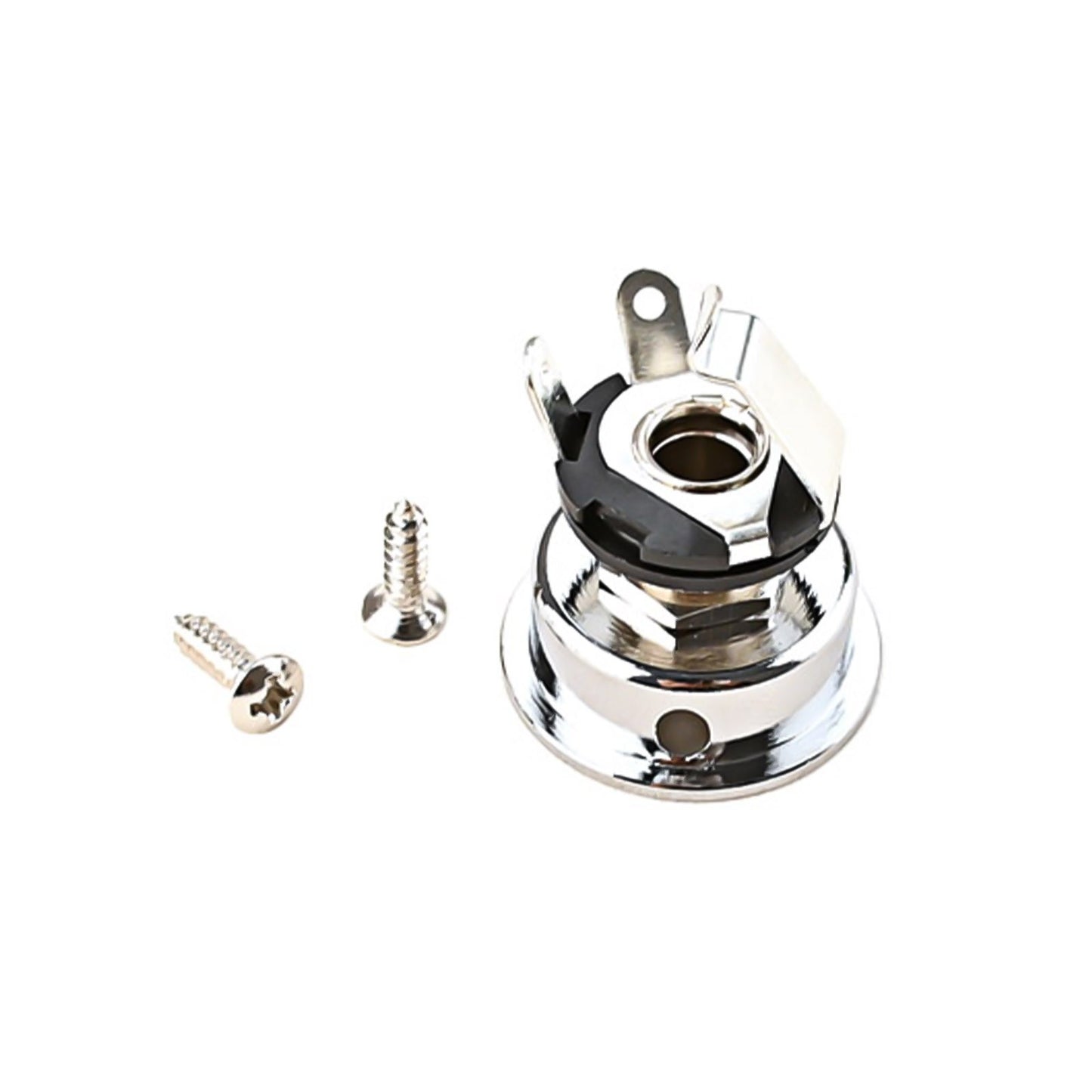 Socket Jack Plate Holder w/ 2 Screws For TL Electric Guitar Replacement Parts