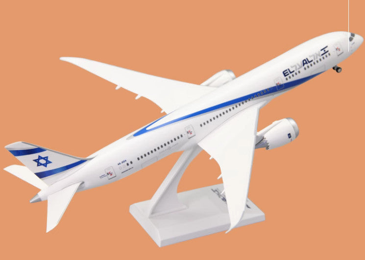 32CM 1:200 Risesoon EI AI Boeing 787-9 Passenger Airplane ABS Plastic Model