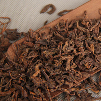 800g Ancient Tree Bamboo Basket Packing Spring Puer Tea Ripe Puerh Tea Loose Tea