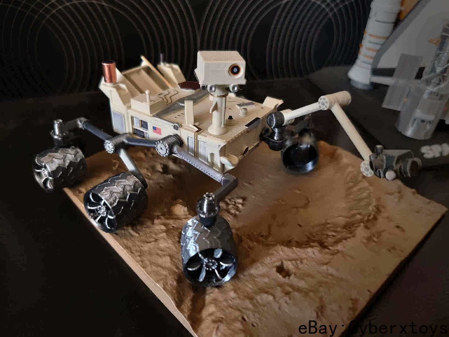 1/24 Scale NASA Curiosity Mars rover Static Model Painted