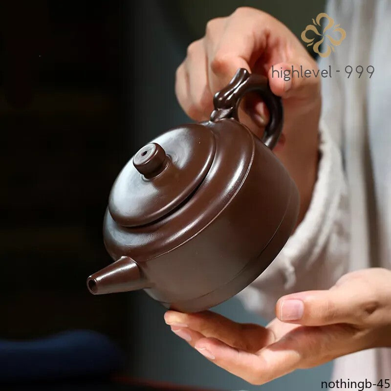 Yixing Purple Clay Teapot Chinese Kettle Handmade Kung Fu Zisha Tea Set Puer