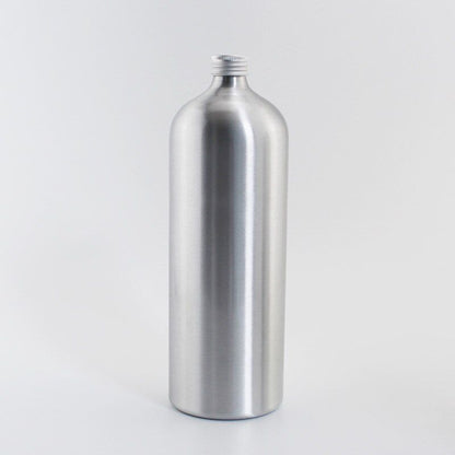 Aluminum Bottles Empty Liquid Soap Essential Oil Metal Container W/ Screw Cap 1L