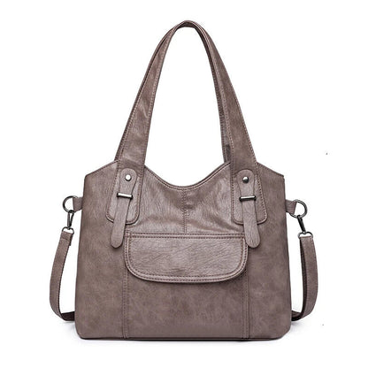Totes Women 2024 PU Leather Shoulder Side Bag Female Shopper Handbag