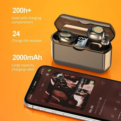 2023 Bluetooth Earbud Headset TWS 5.3 Wireless Earphone Invisible for All Phone