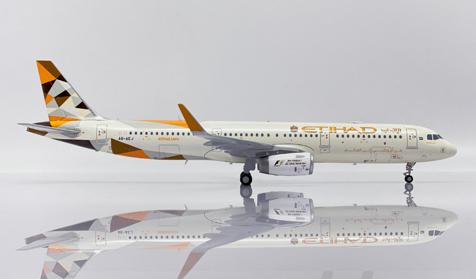 1:200 JC Wings ETIHAD AIRBUS A321 Passenger Airplane Diecast Aircraft Model