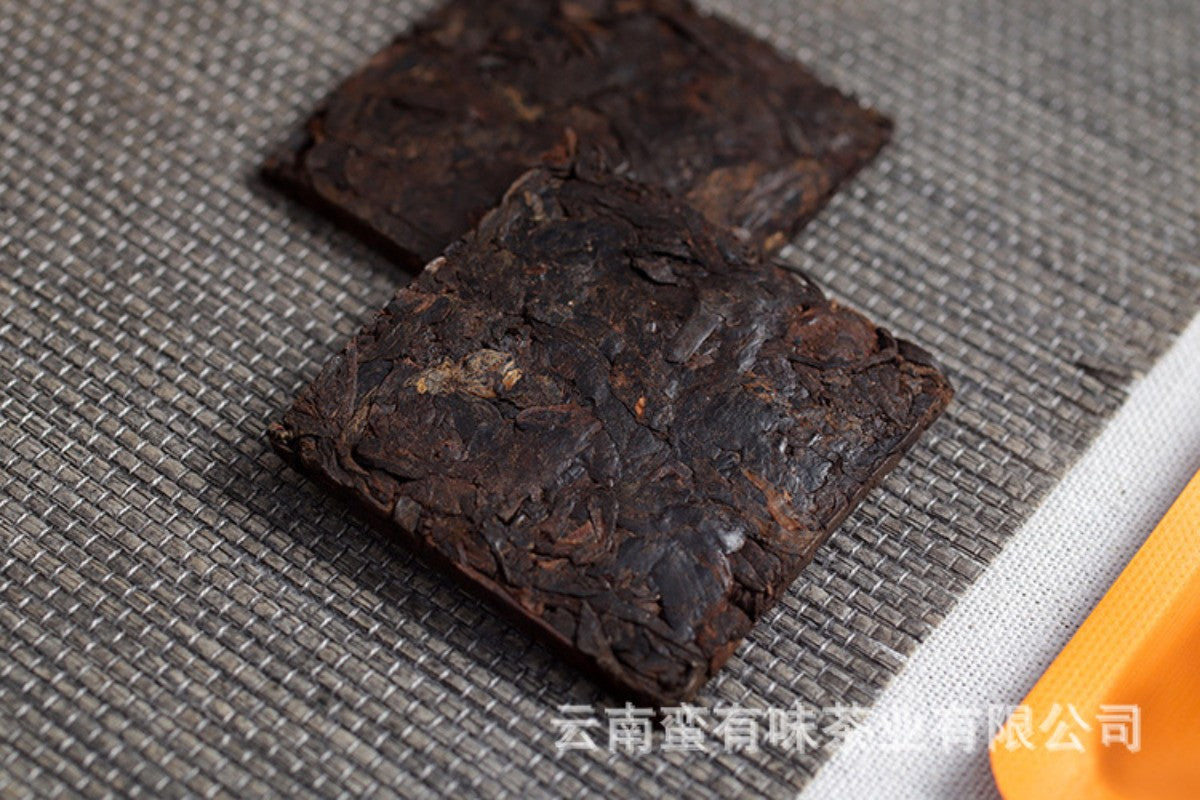 500G Yunnan 2024 ancient branch Pu'er tea tea mellow bulk small square piece -