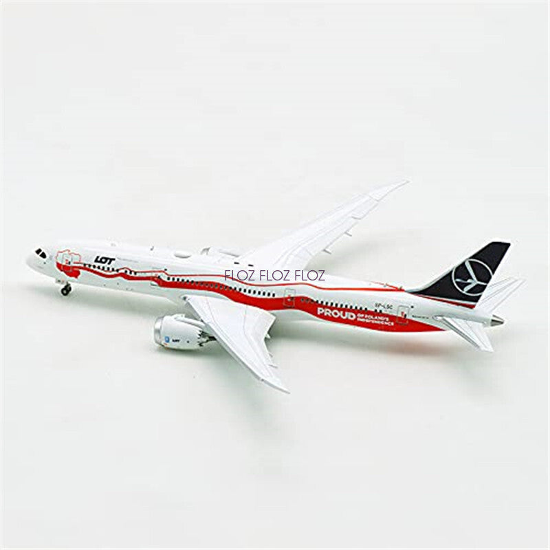 JCWings LOT POLISH AIRLINES for BOEING 787-9 SP-LSC FLAPS DOWN 1/400 plane model