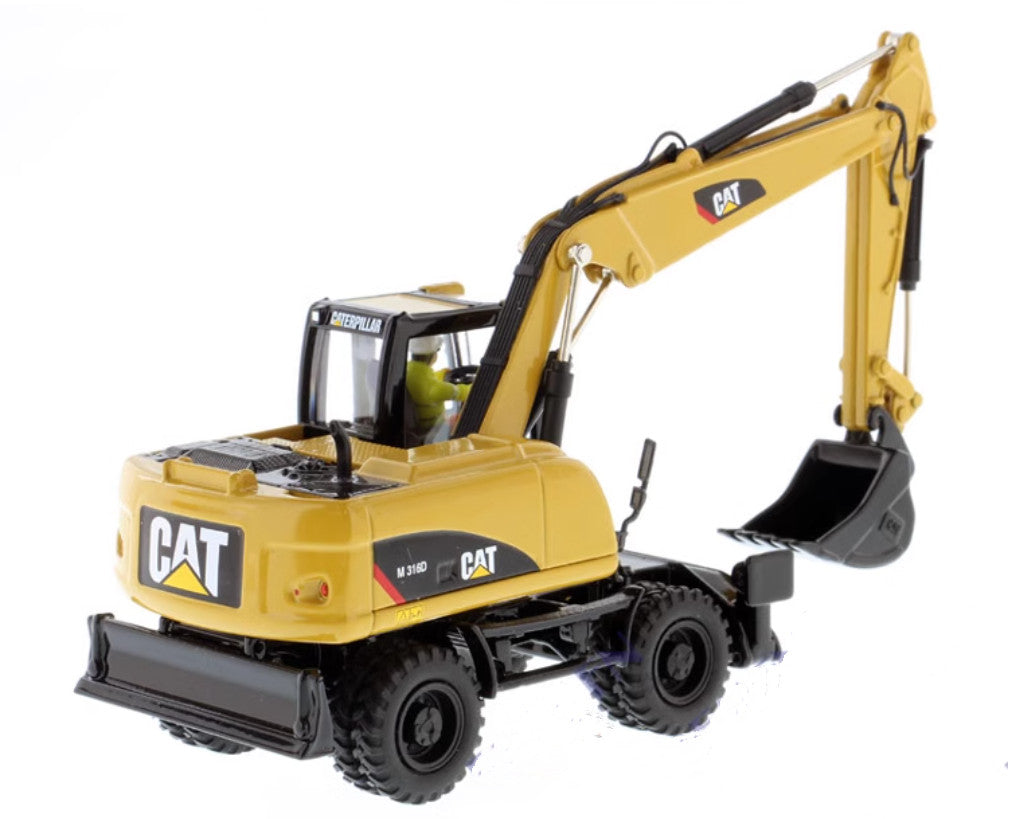 1:50 DM M316D Wheel Excavator Construction Machine Equipment Diecast Model