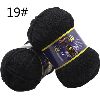 Hot Sale 100g Camel Velvet Thick Yarn Cashmere Hand Knitting Crochet Crafts Yarn