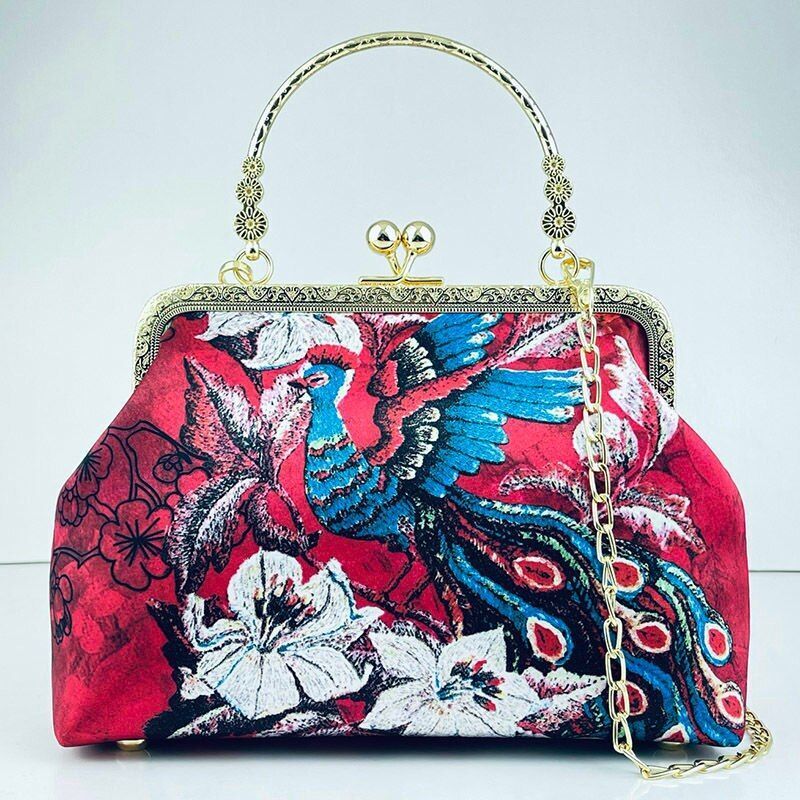 Evening Shell Bags Printing Crossbody Bags Handbags Chain Shoulder Messenger Bag