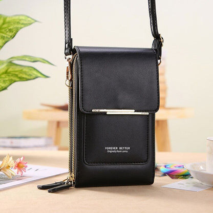 Women Handbag Synthetic Leather Shoulder Bags Phone Purse Large Crossbody Bags