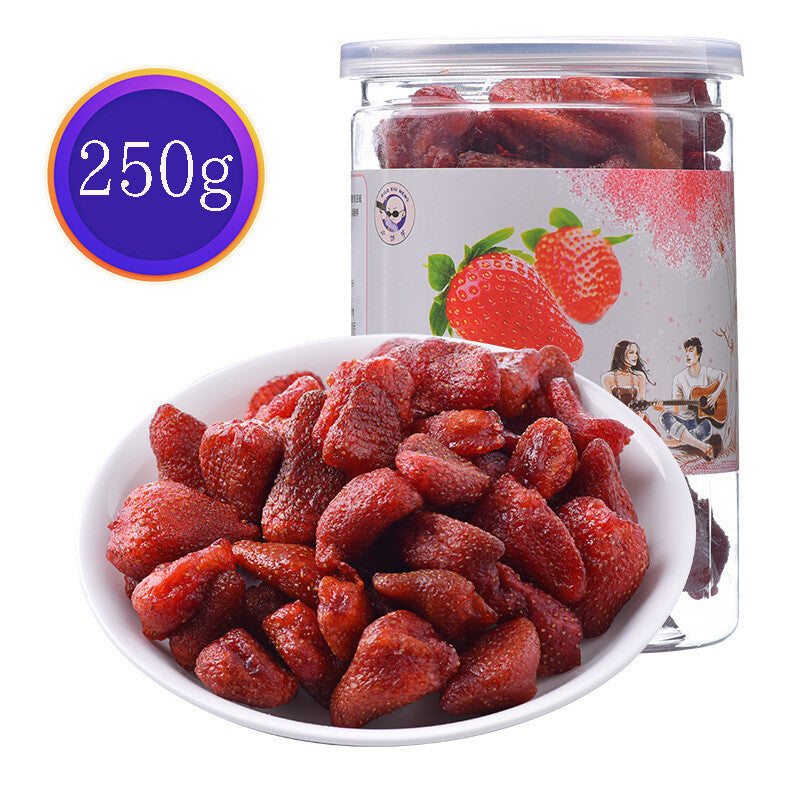 500g Dried Strawberries Preserved Fruits Dried Fruits Healthy Snacks HELLOYOUNG