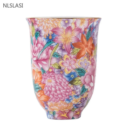Palace Style Tea Exquisite Ceramic Master Cup Handmade Tea Set High-grade Bowl