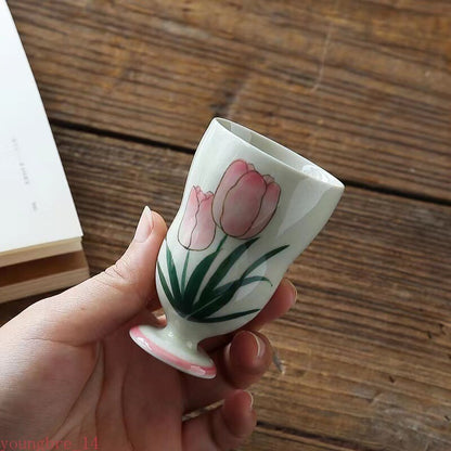 Hand Painted Porcelain Master Cup Single Cup Antique Fragrance Tea Cup Ceramic