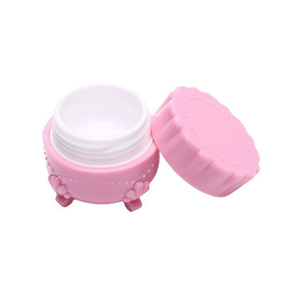 Refillable Bottles 5g Four-Legged Empty Nail Polish Jar Eye Face Cream Container