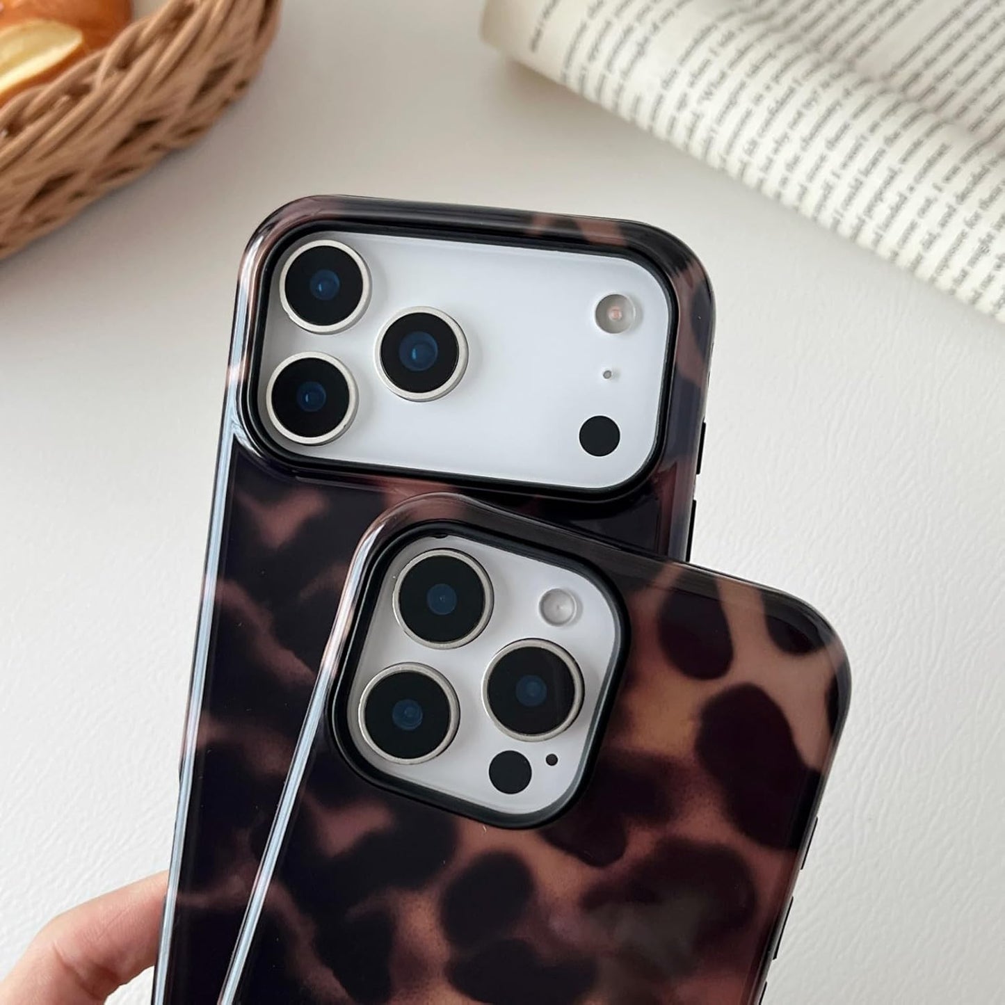 Compatible with Iphone 17 Pro Max Case Tortoise Shell Phone Case for Women Girl