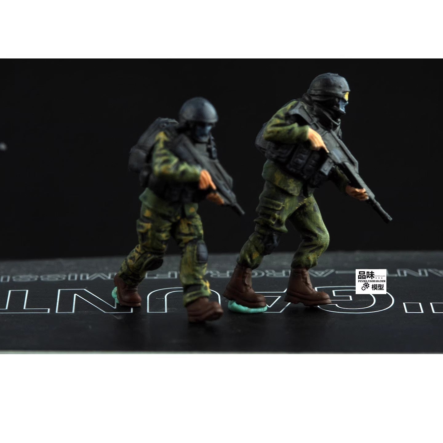 Homemade 1/72 Rebel Mercenaries Heavy Duty Team 8-Persons Finished Model Toys