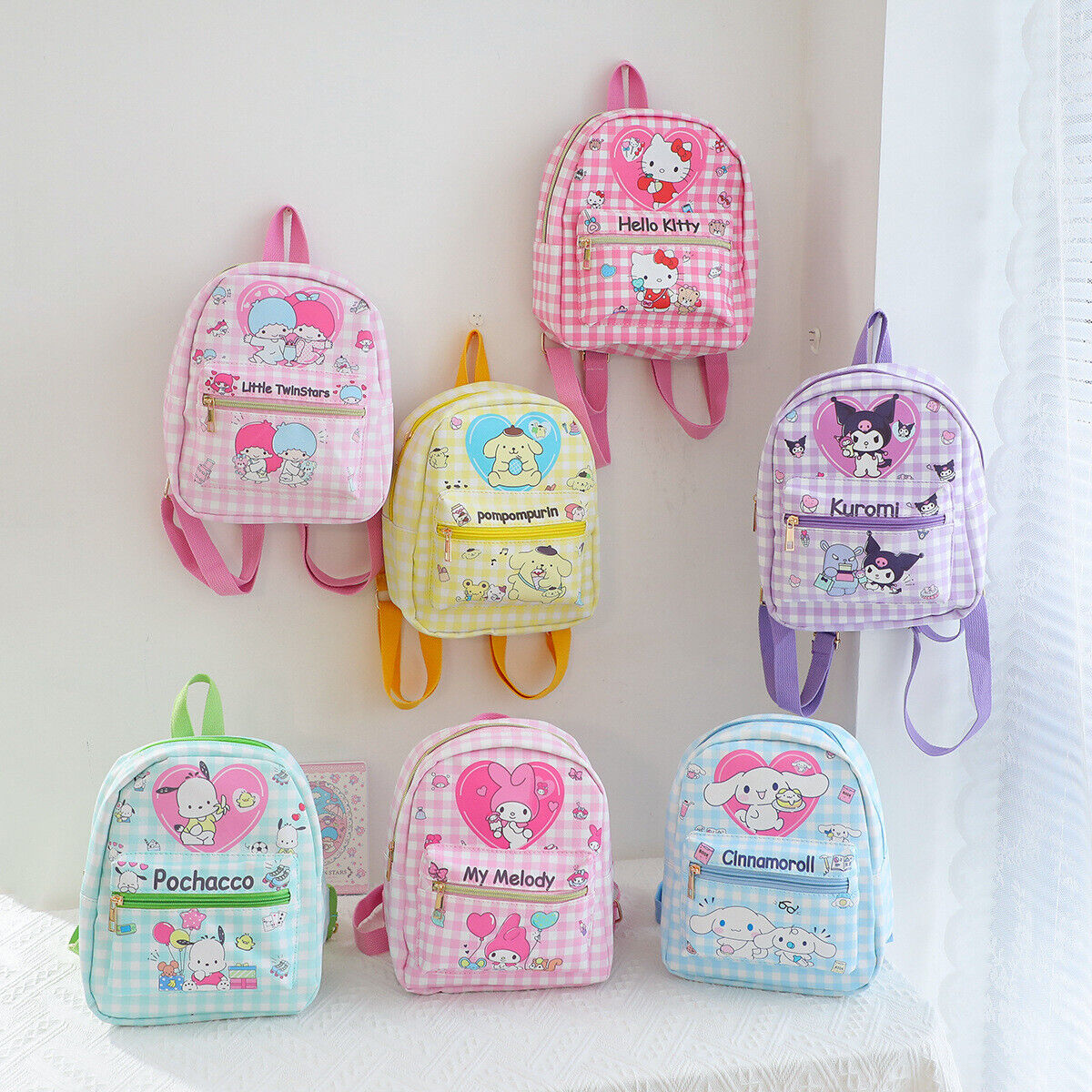 Sanrio Series Mini Backpack Kindergarten Backpack Cute Cartoon Bag