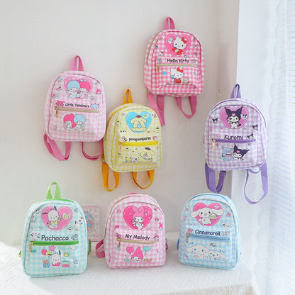Sanrio Series Mini Backpack Kindergarten Backpack Cute Cartoon Bag