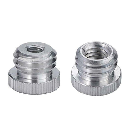 1/4'', 3/8" Female to 5/8" Male Aluminum Alloy Screw Adapter For Camera Tripod