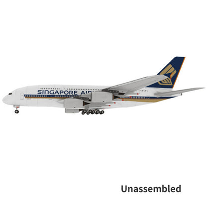 1:120 A380 Singapore Airlines Civil Airliner Paper Model Unassembled Ornaments