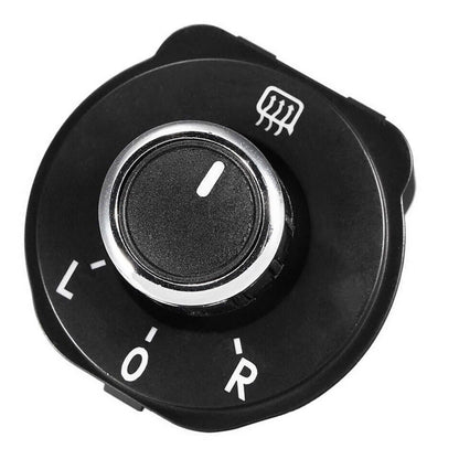 Black Wing Mirror Adjuster Control Switch Accessories For VW Polo 6R 2011-2016