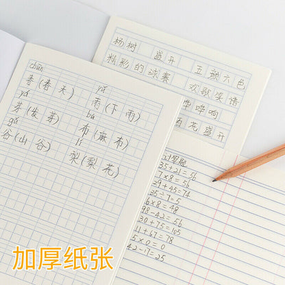 30Pcs Chinese exercise book for character practicing writing book Pinyin Tian Zige Primary school students homework book