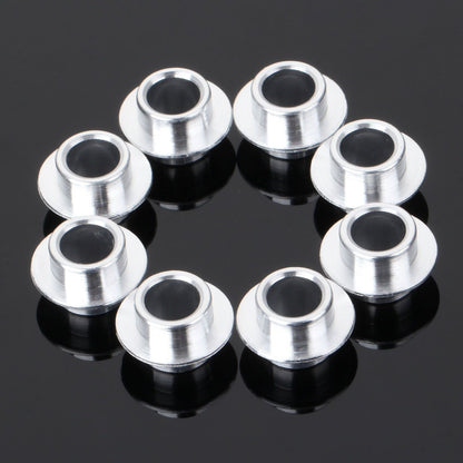 8Pcs 8mm Skate Wheel Aluminum Skateboard Replacement Roller Skates Skating Parts