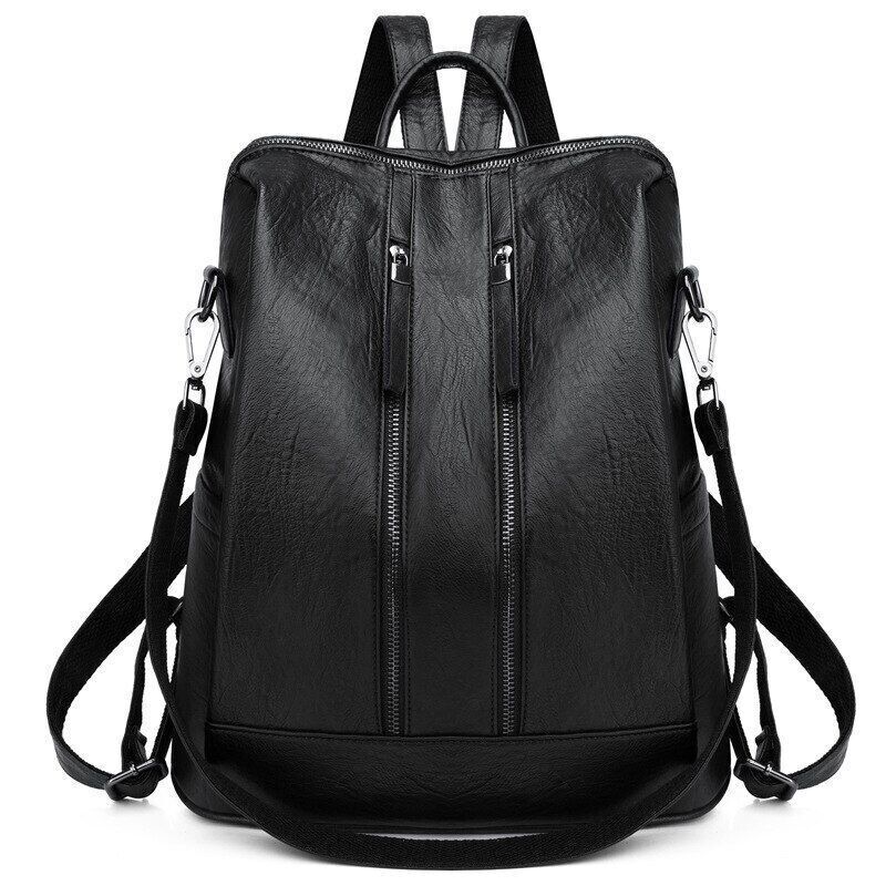 Women Backpack PU Bag Bucket Lady Shoulder Packs Backpacks Travel Rucksack