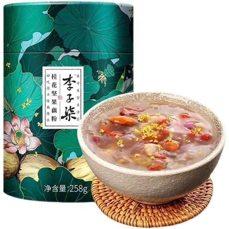 Lotus Root Powder Soup Mix Chinese Asian Soup Dried Chia Seeds Osmanthus 258g