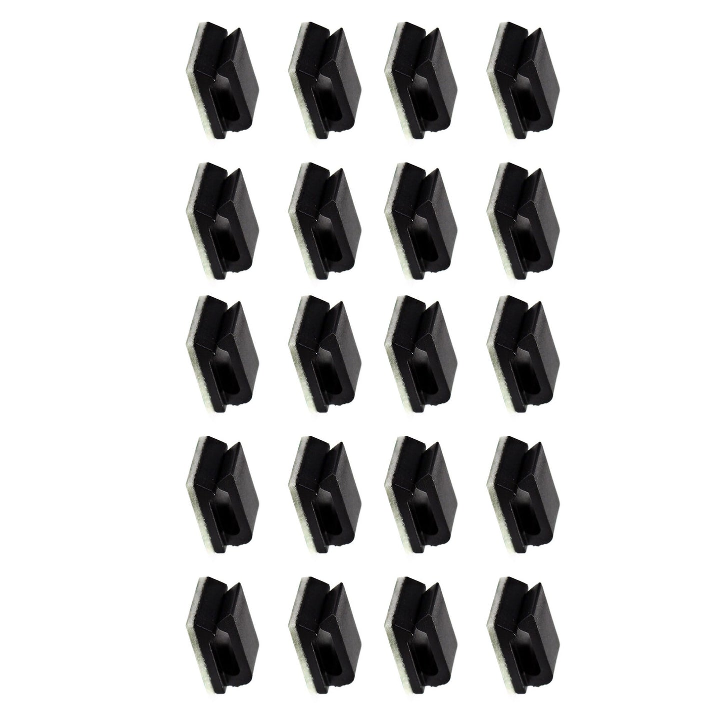 20Pcs Wire Tie Cable Clamp Clip Holder Self-adhesive For Car DVR Detector GPS