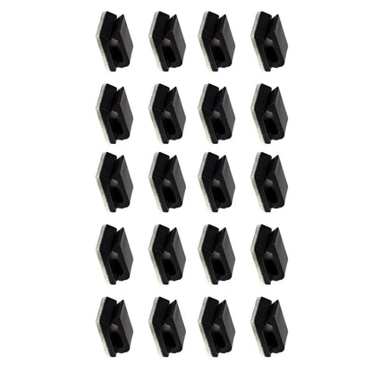 20Pcs Wire Tie Cable Clamp Clip Holder Self-adhesive For Car DVR Detector GPS