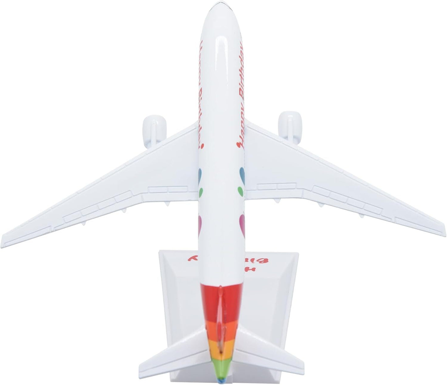1:400 16cm B777 'Happy Birthday' Metal Airplane Model,Birthday Gift Plane Model