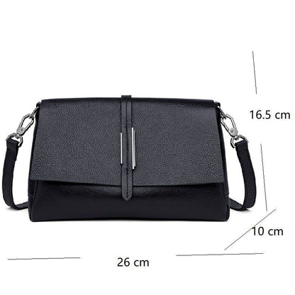 Real Leather Shoulder Bags Solid Crossbody Purse Day Clutch 26*10*16.5 CM Nylon