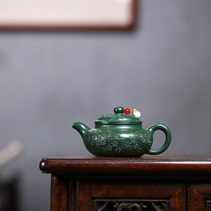 Handmade Tea Pot Marked Chinese Real Yixing Zisha Purple Clay Master Pot 180ml