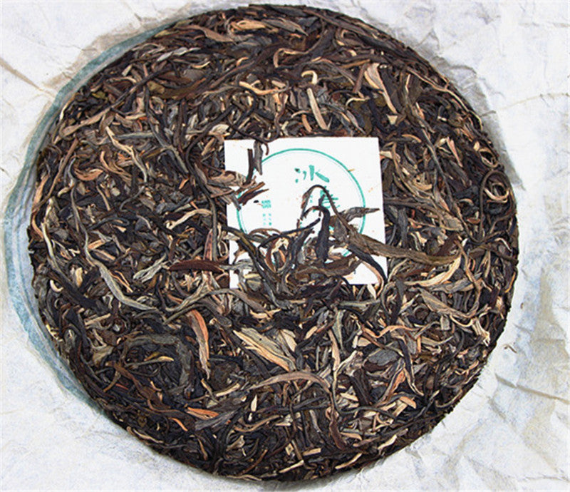 BingDao Old Tree Green Food China Yunnan Cha Puer Tea Cake Sheng Pu erh Tea 357g